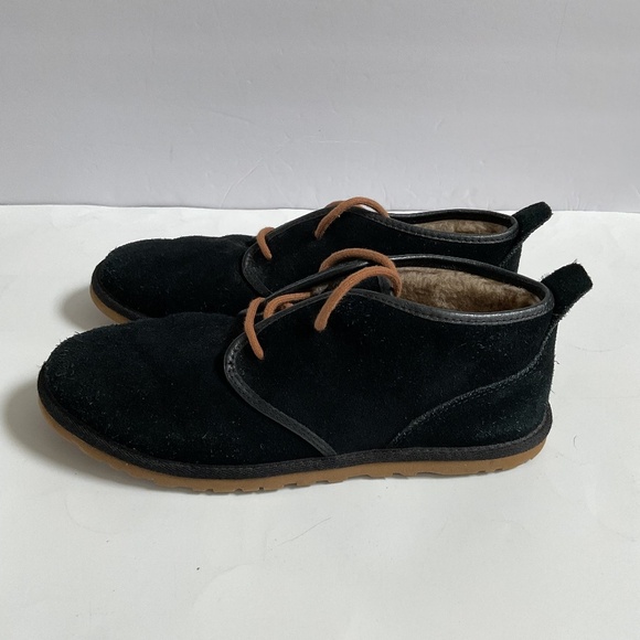 UGG Maksim Suede Lightweight Sherpa Lining Black Ankle Chukka Boot Mens Sz 8 main image 7